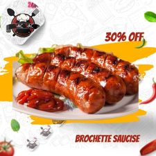 Brochette saucise